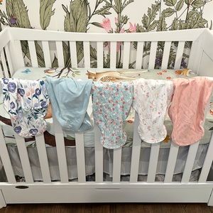 BUNDLE aden + anais, newborn Swaddle Blanket, 0-3 Months